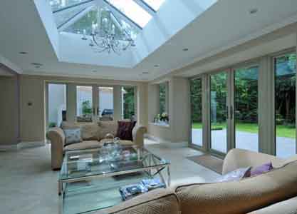 Enjoying your orangery come rain snow or shine